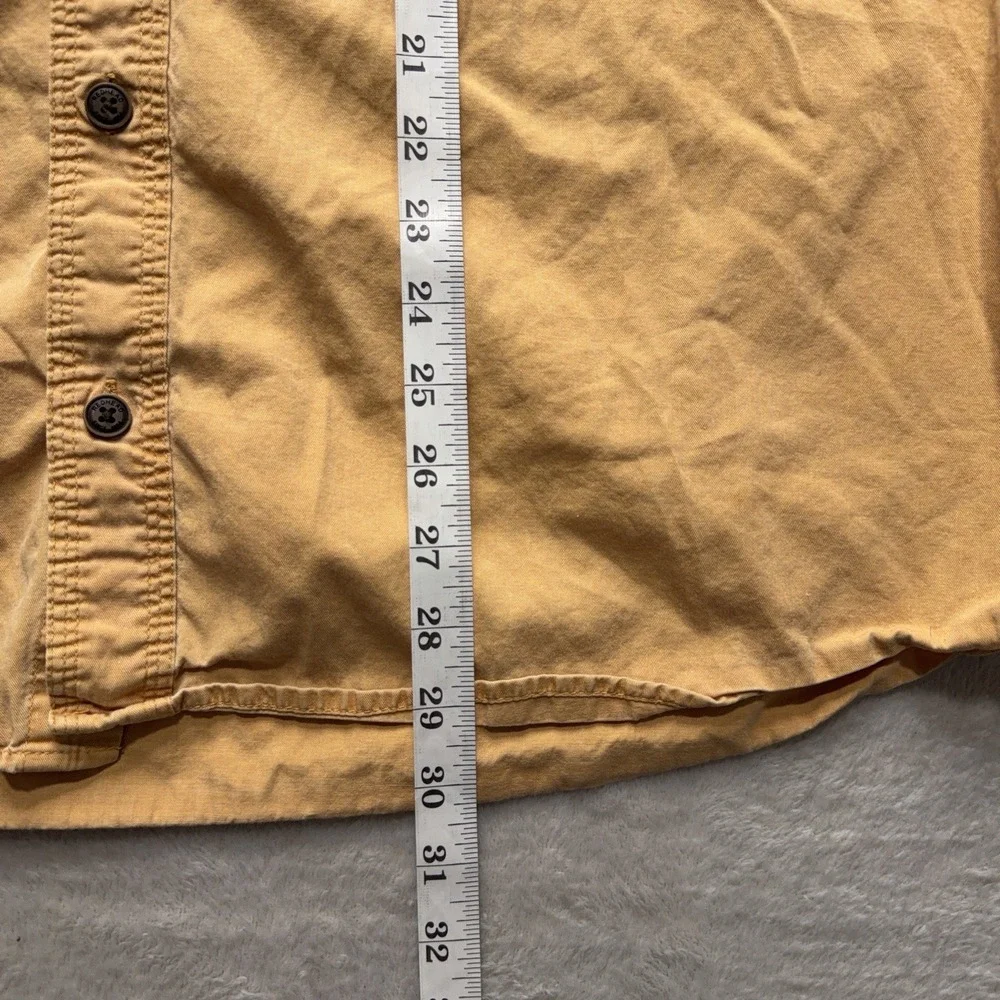 RedHead Men's XL Faded Yellow Short Sleeve Button Down Shirt Outdoors Utility - Picture 14 of 14